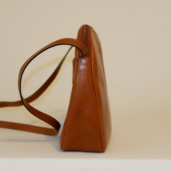 Salvatore Ferragamo Vintage Brown Leather Crossbody Bag with card - Picture 4 of 7